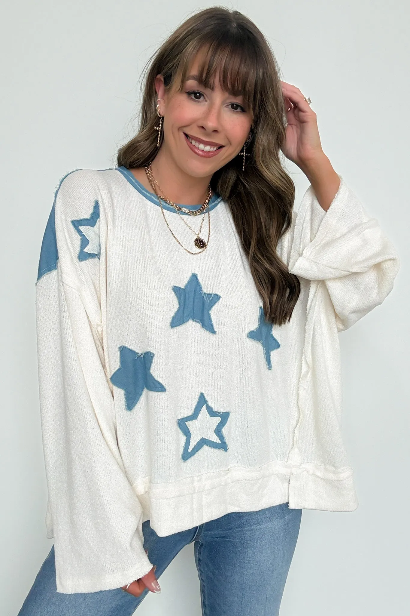 Shooting Star Patch Pullover