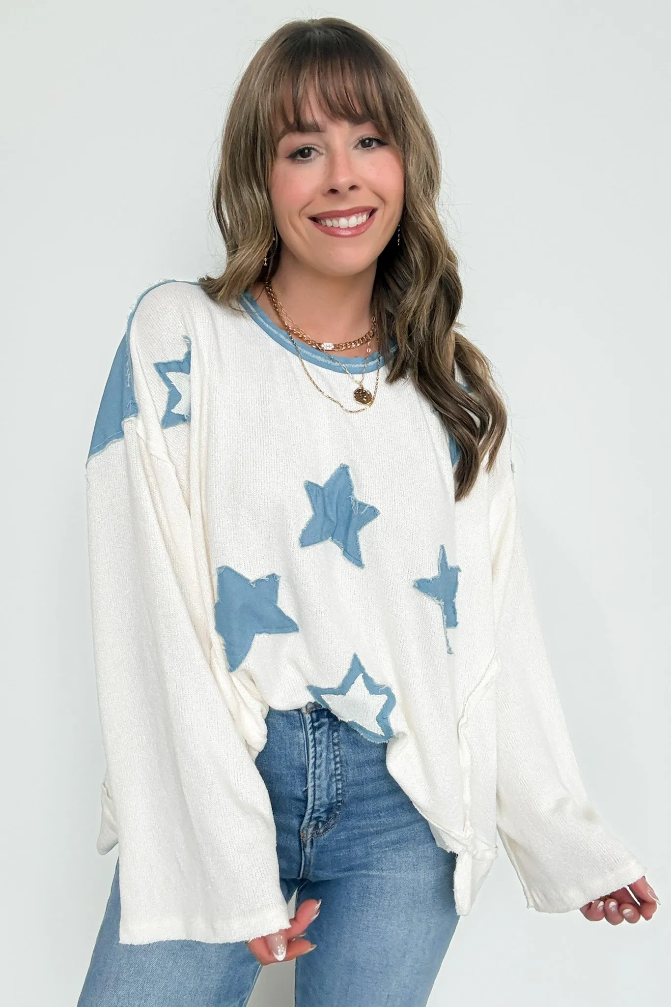 Shooting Star Patch Pullover