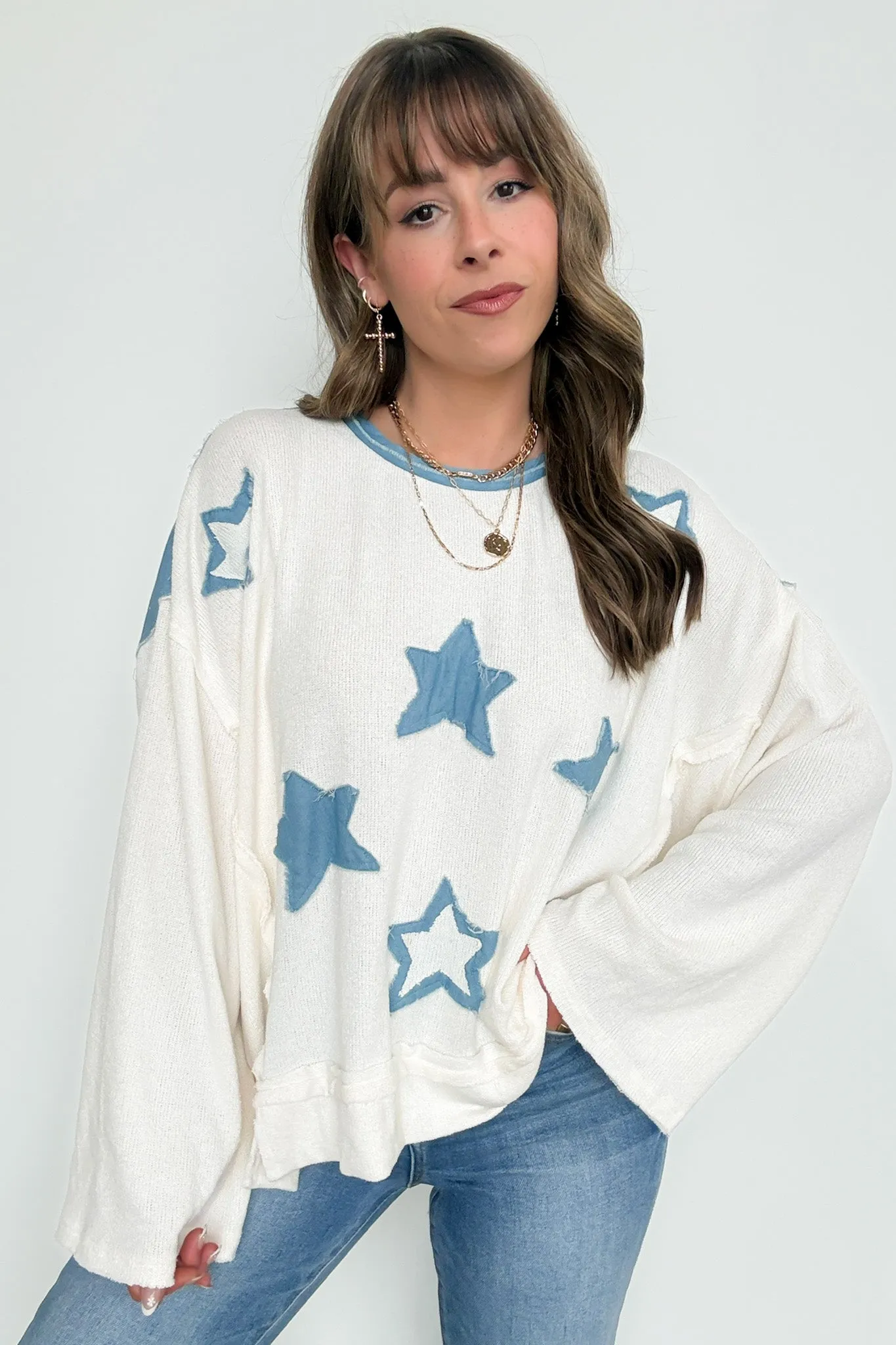 Shooting Star Patch Pullover