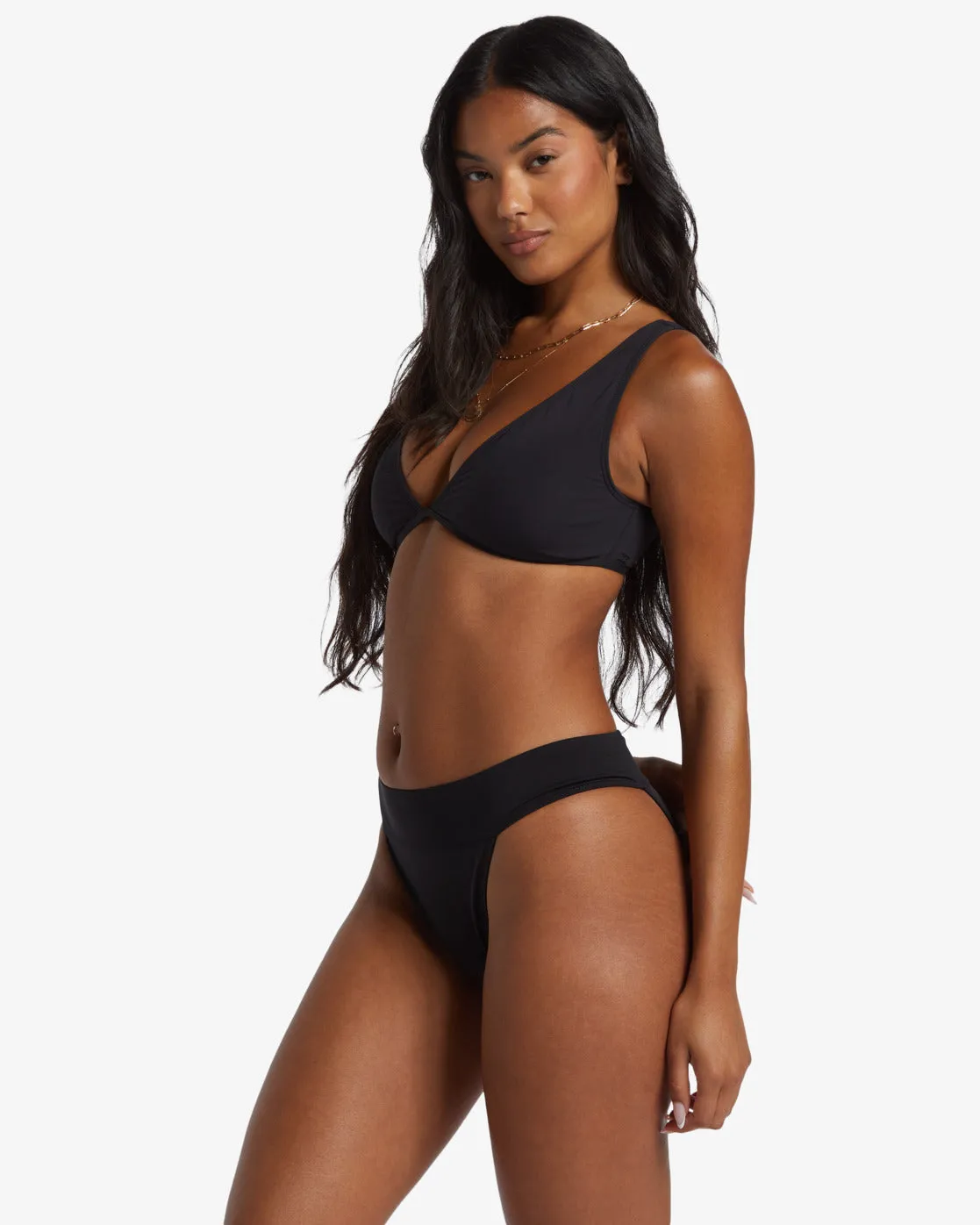 Sol Searcher Aruba Bikini Bottoms - Black Pebble Billabong