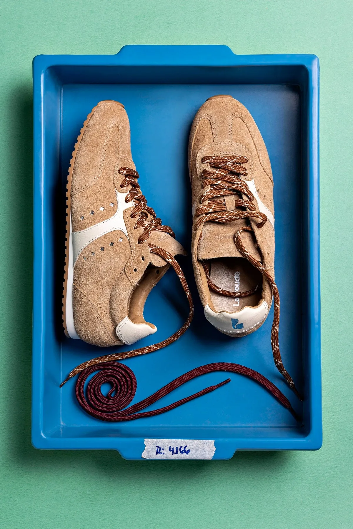 Stella Sneaker In Peanut Suede