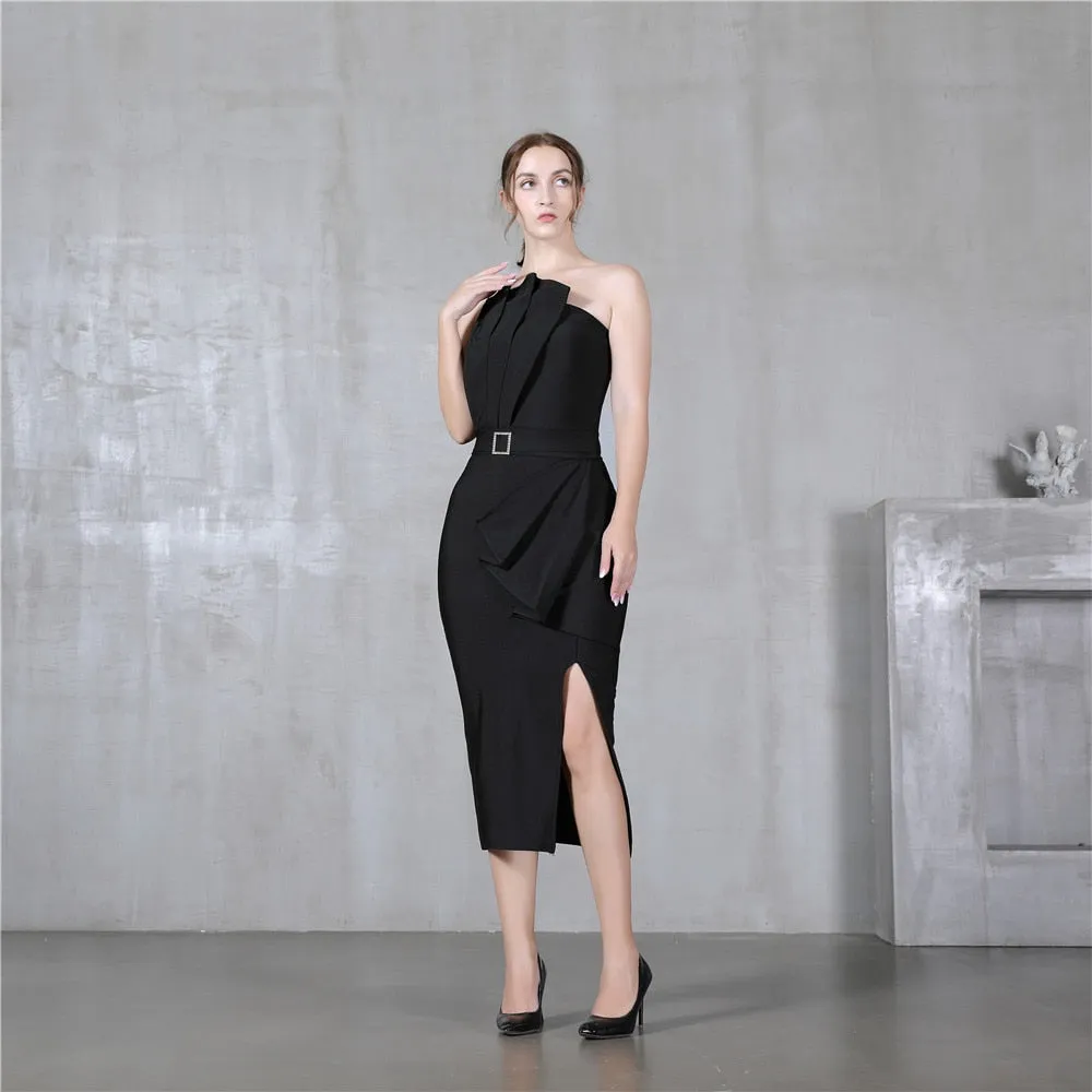 Strapless Bandage Elegant Dress Anna Kay Co
