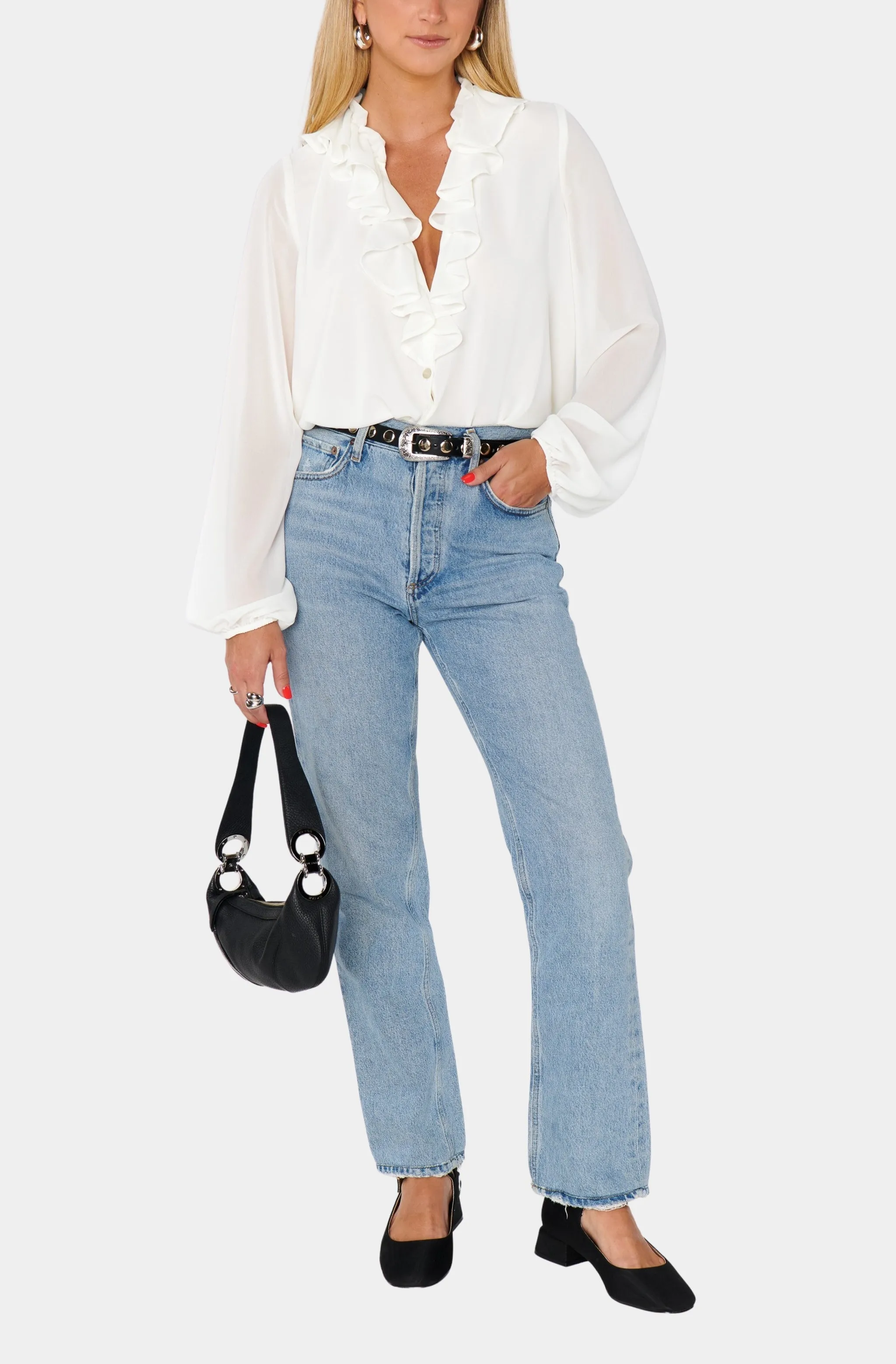 Suki Ruffle Top