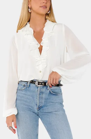 Suki Ruffle Top
