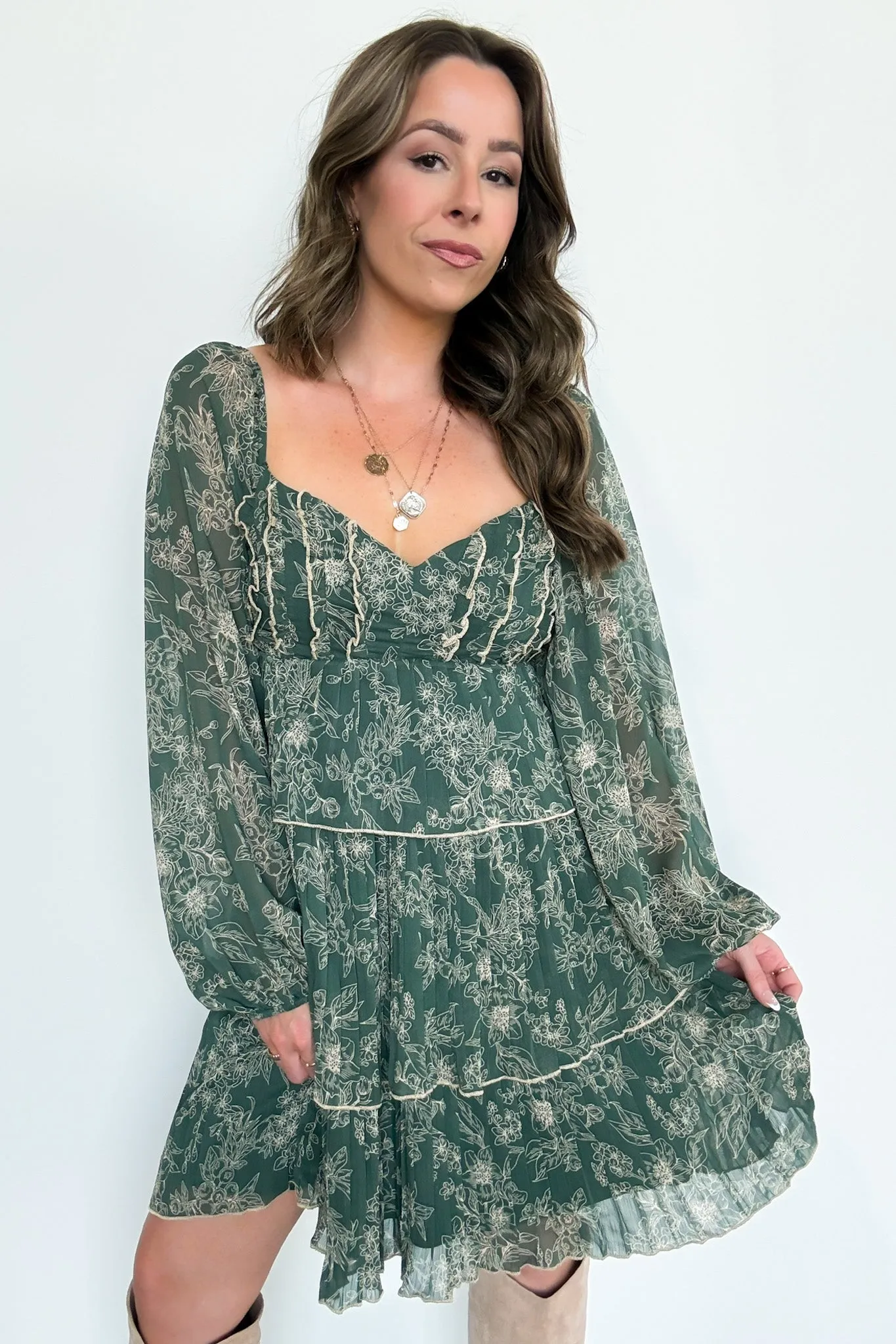 Sweet Beauty Floral Tiered Dress - FINAL SALE