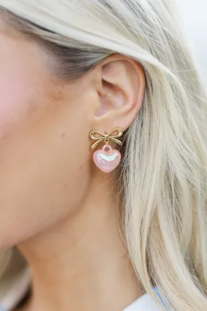 The Aspirations Pink Earrings
