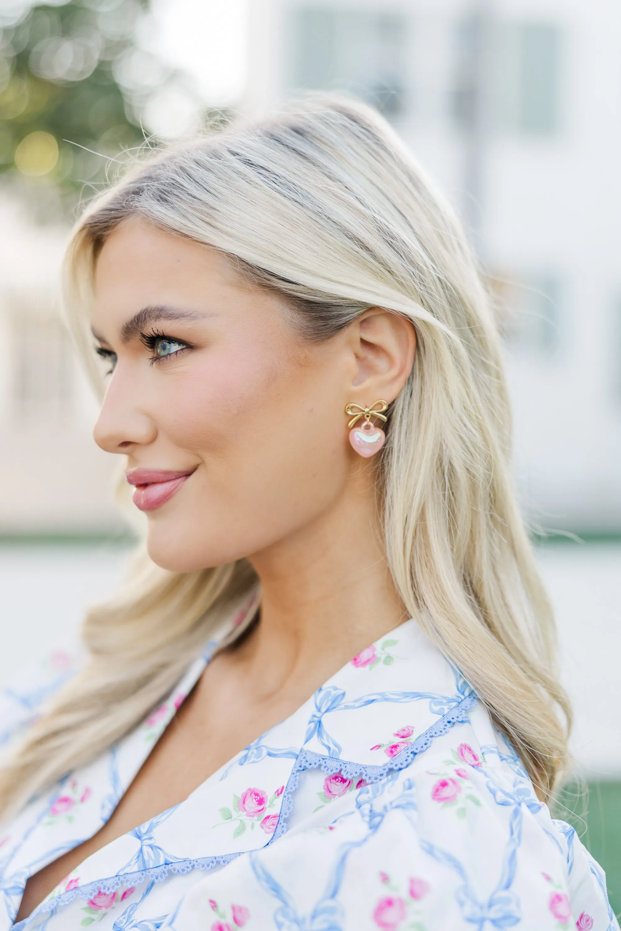 The Aspirations Pink Earrings
