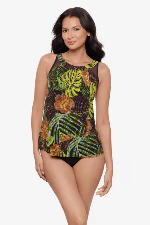 Ursula Tankini Top in Sunset Islet