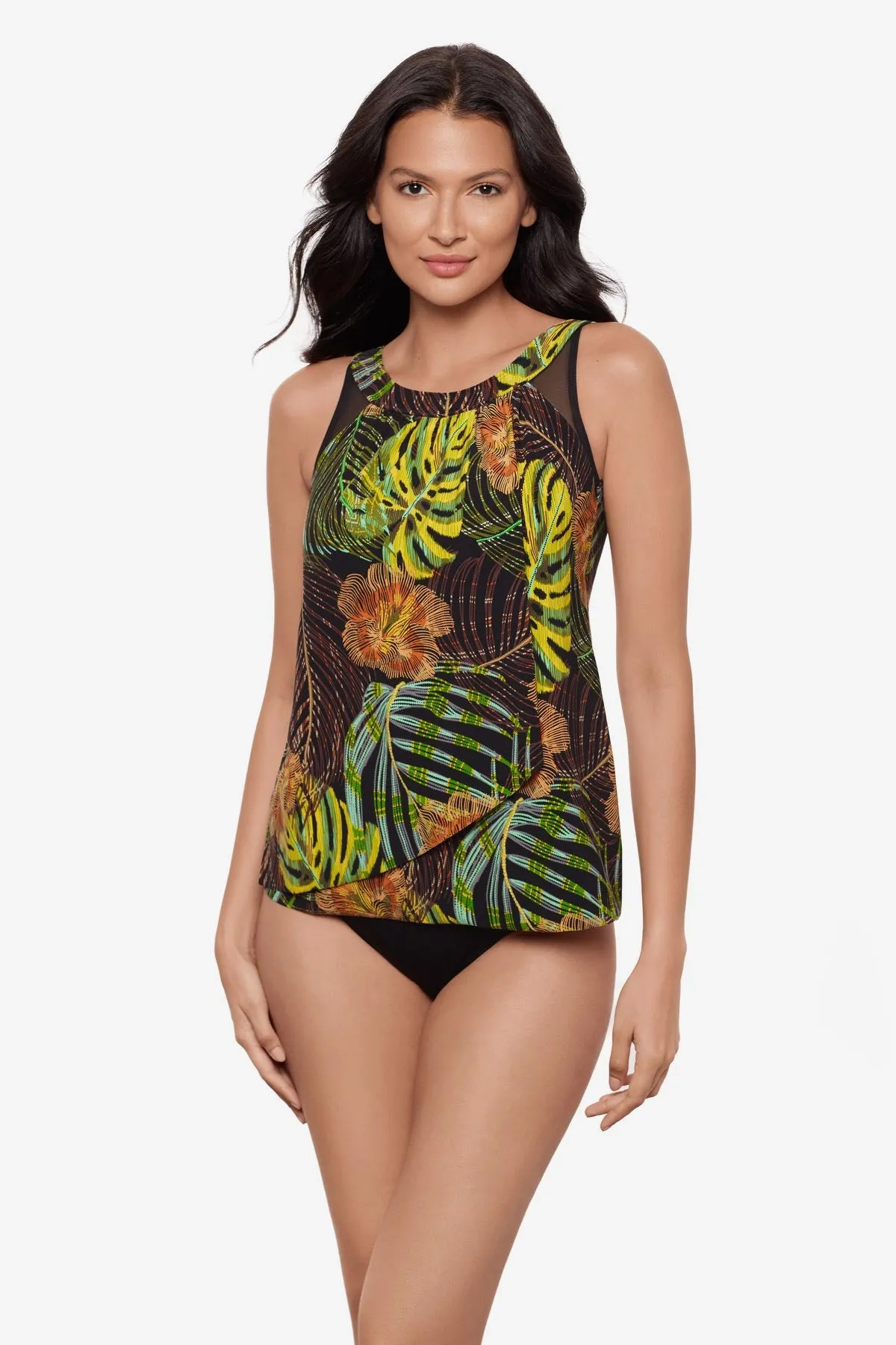 Ursula Tankini Top in Sunset Islet