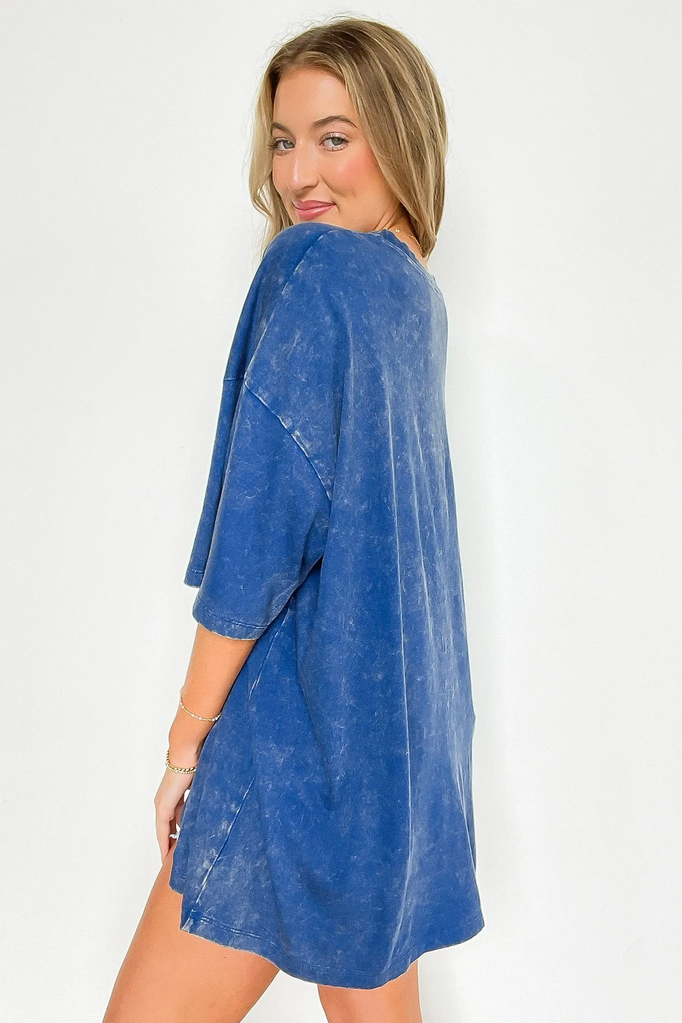 Weekend Awaits Mineral Wash Oversized Top - BACK IN STOCK