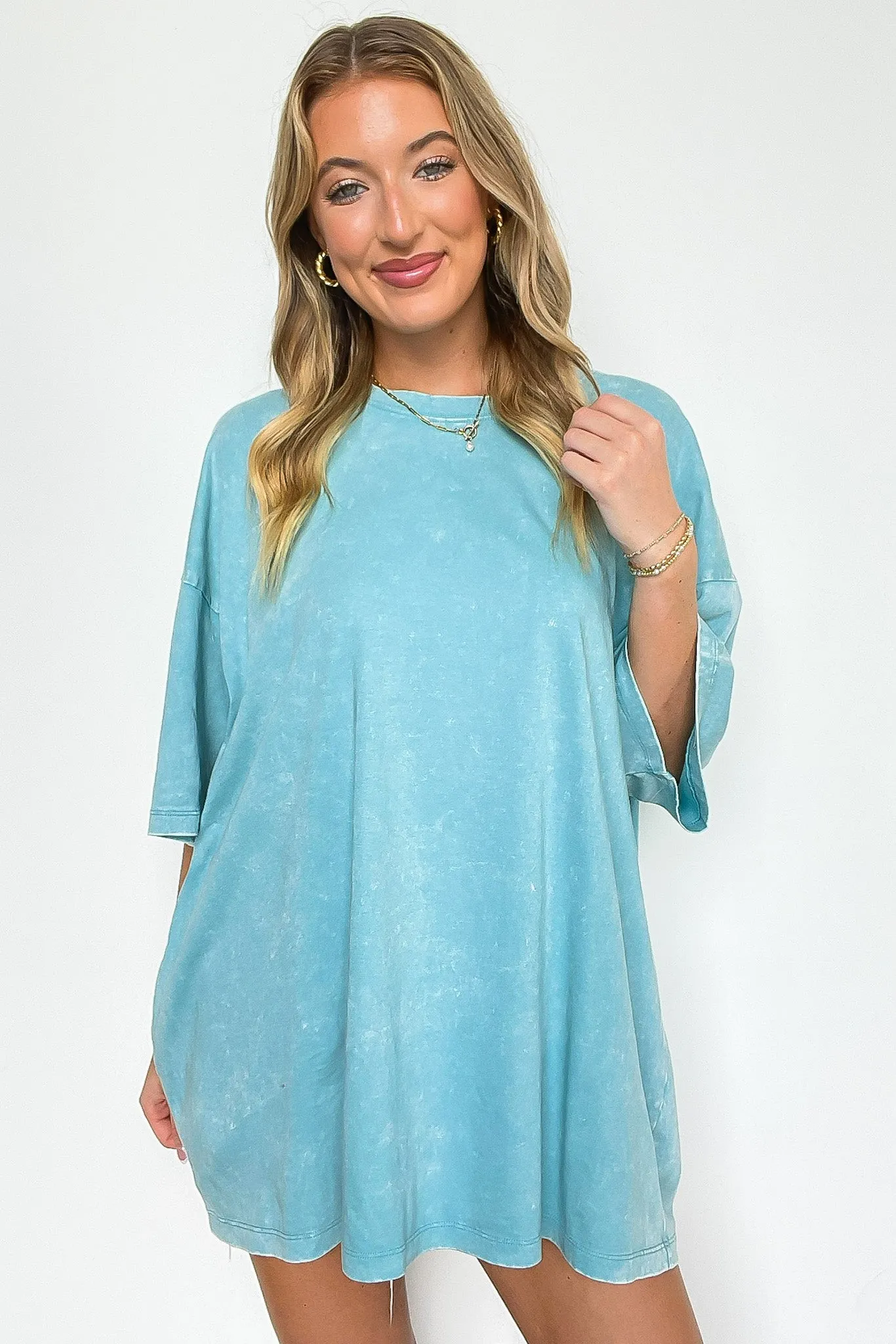 Weekend Awaits Mineral Wash Oversized Top - BACK IN STOCK