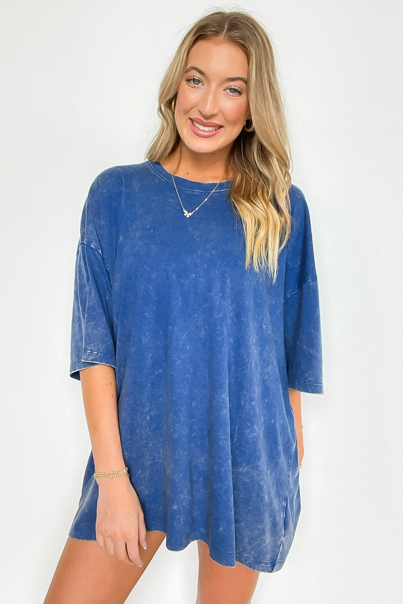 Weekend Awaits Mineral Wash Oversized Top - BACK IN STOCK