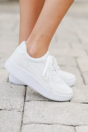 With Ease White Sneakers
