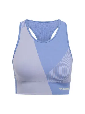 Women's Embroided Logo Sport Bra,Blue