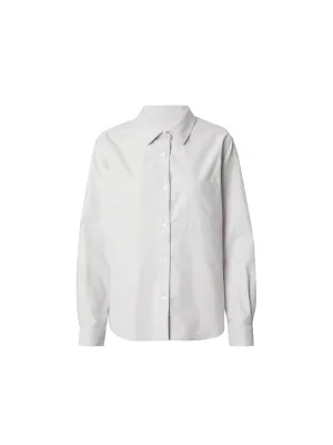 Women's Oversize Plain Chemise,Light Grey