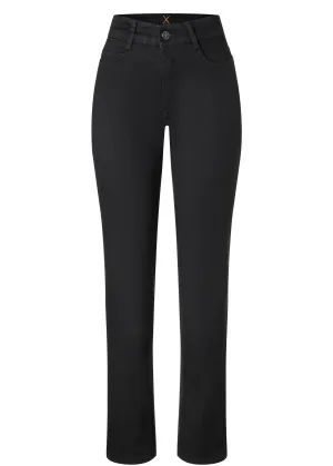 Women's Plain Skinny Jeans,Black