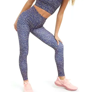 Women's Printed Legging,Navy