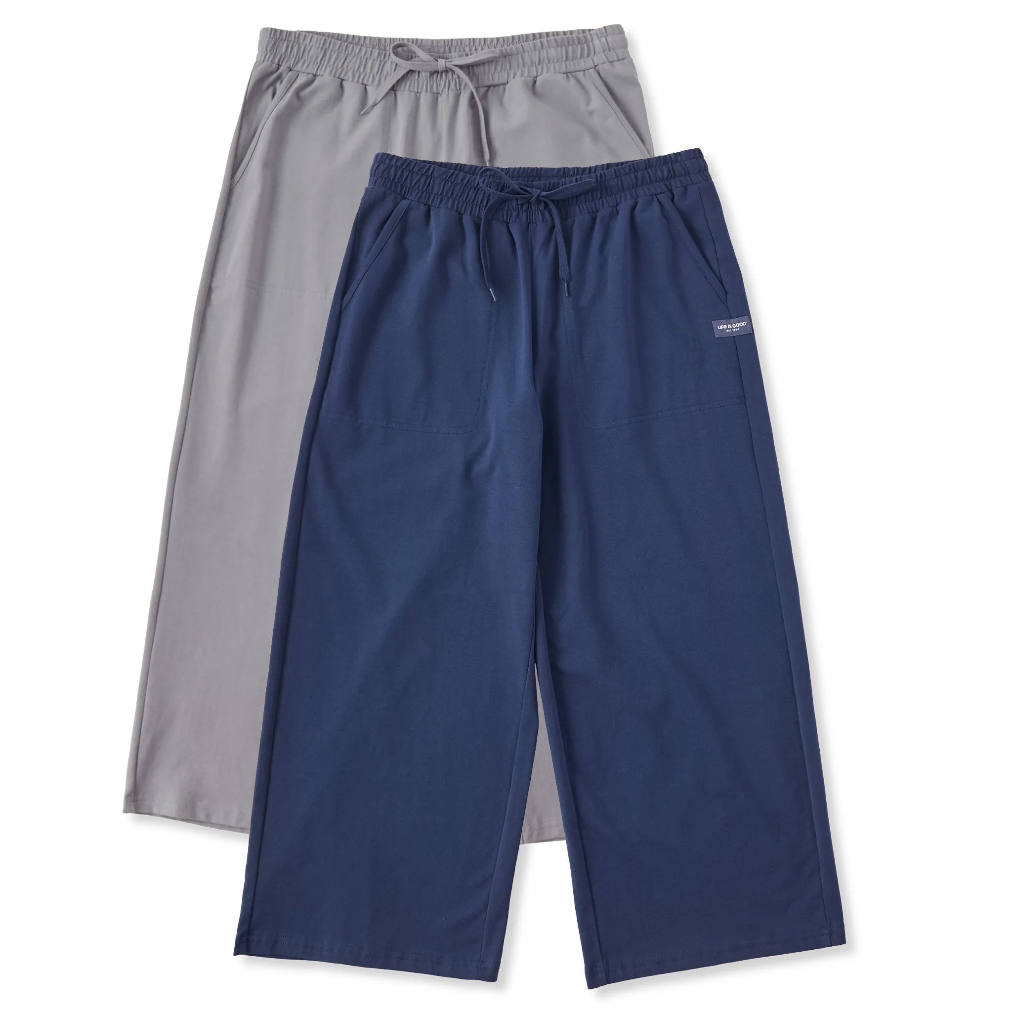 Womens Solid 2-Pack Crusher-FLEX Crop Pant - Multi LIFE IS GOOD