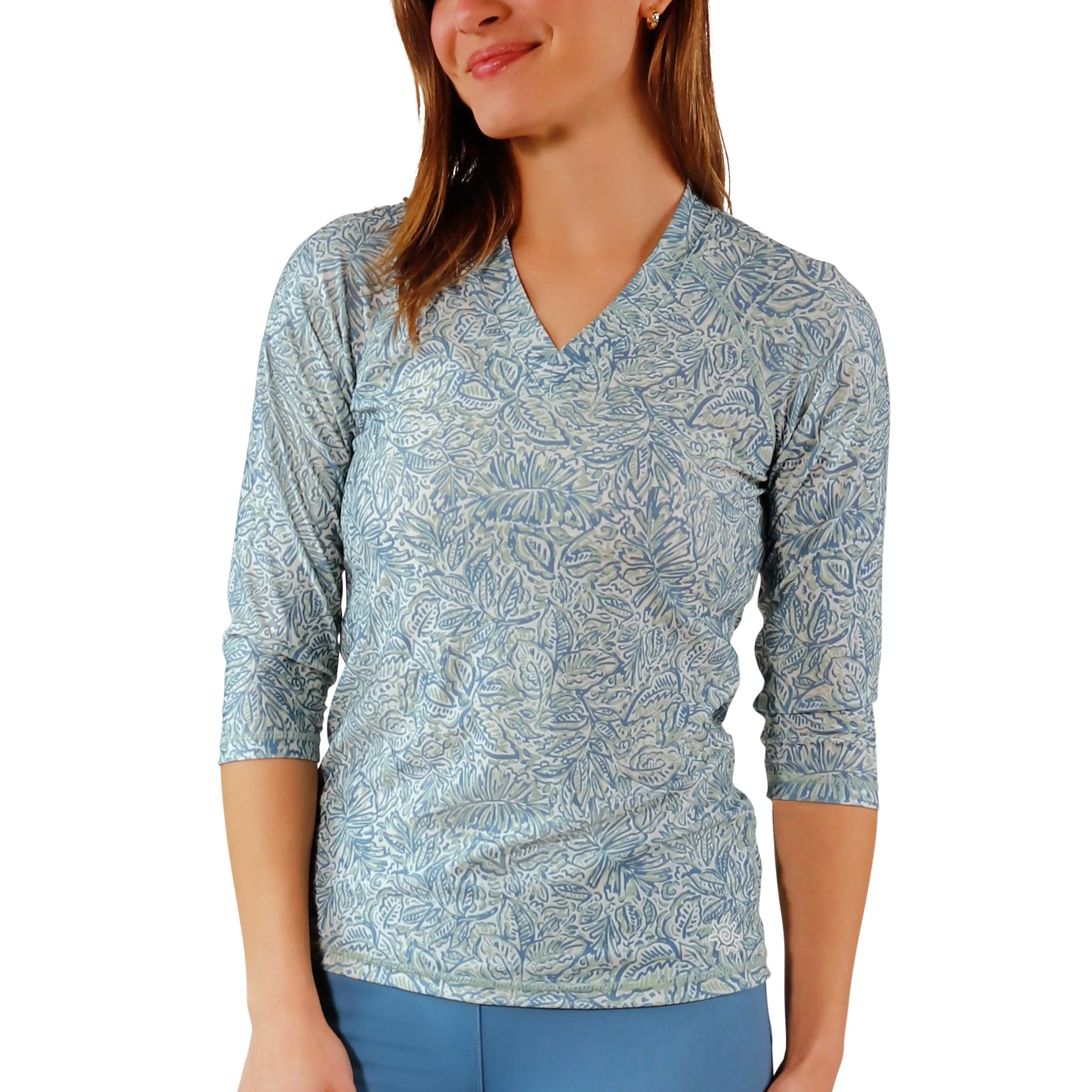 Women's V-Neck Sun & Swim Shirt