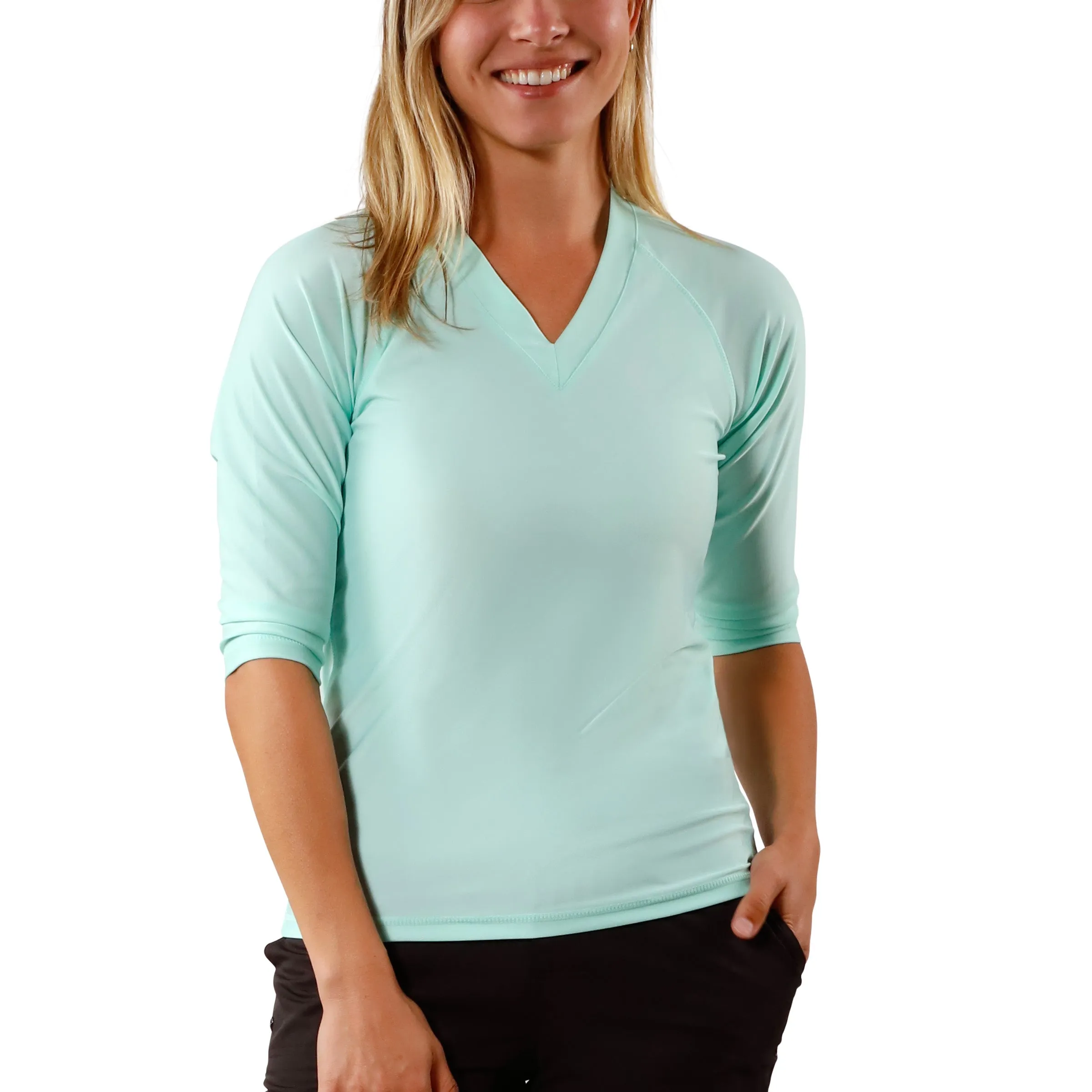 Women's V-Neck Sun & Swim Shirt