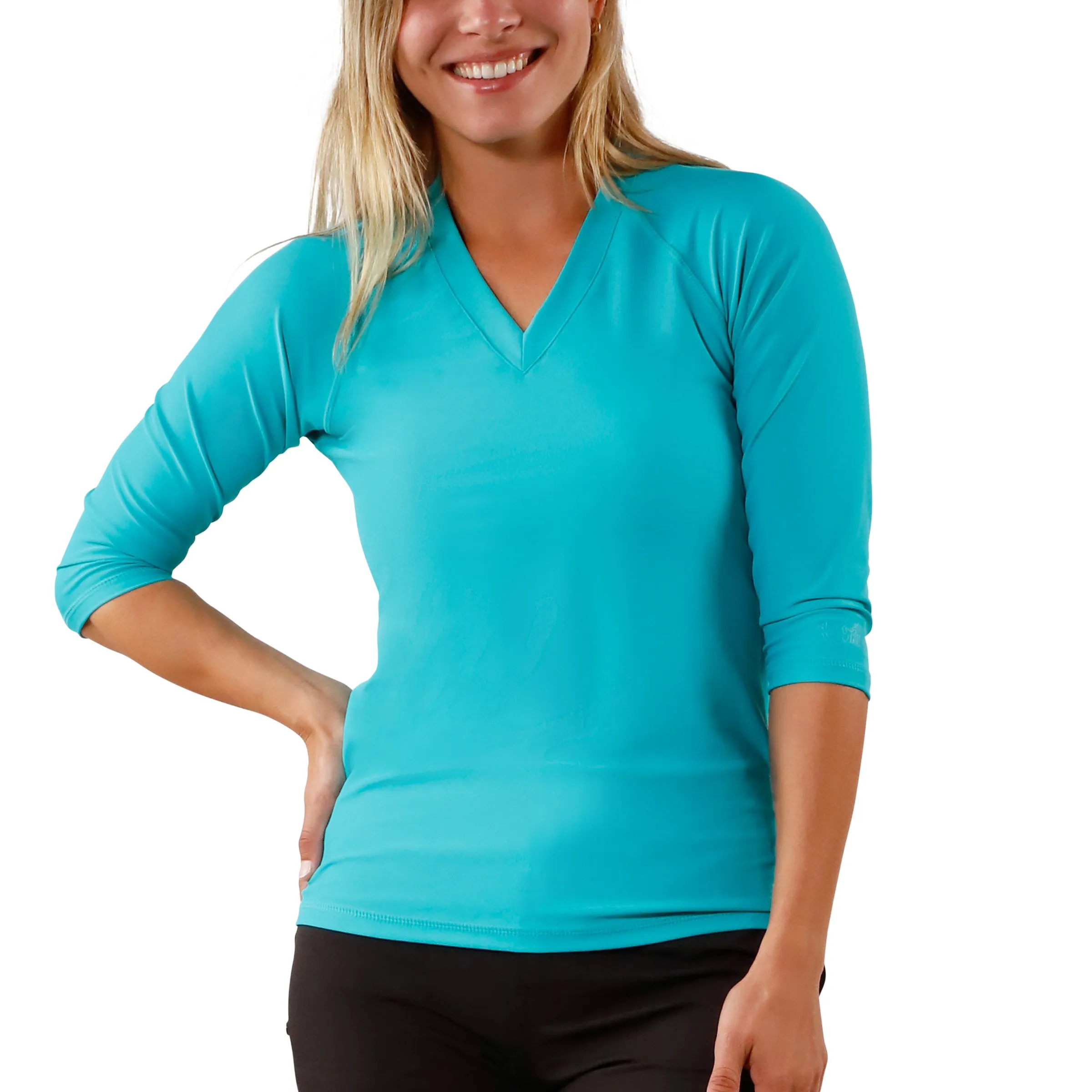 Women's V-Neck Sun & Swim Shirt
