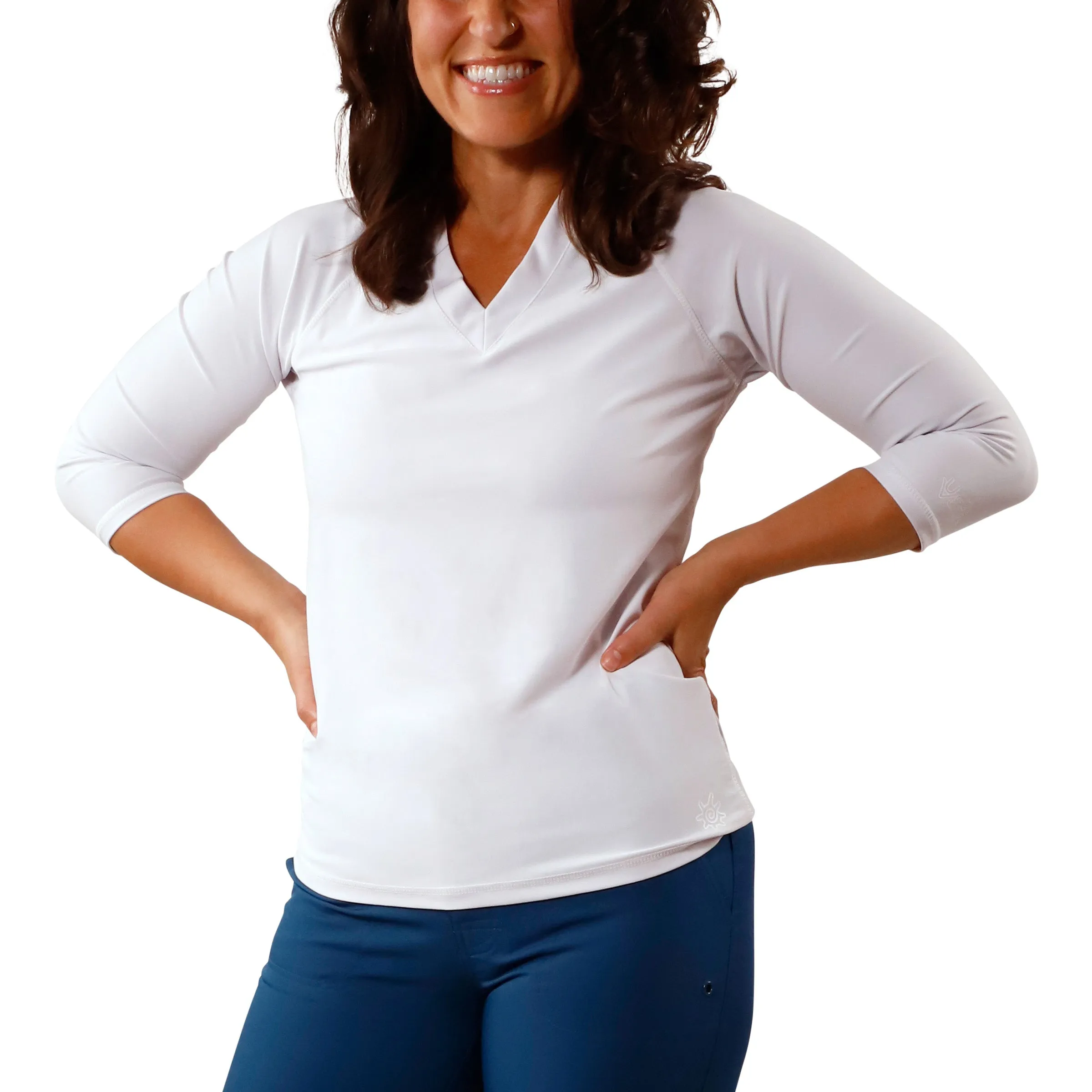 Women's V-Neck Sun & Swim Shirt