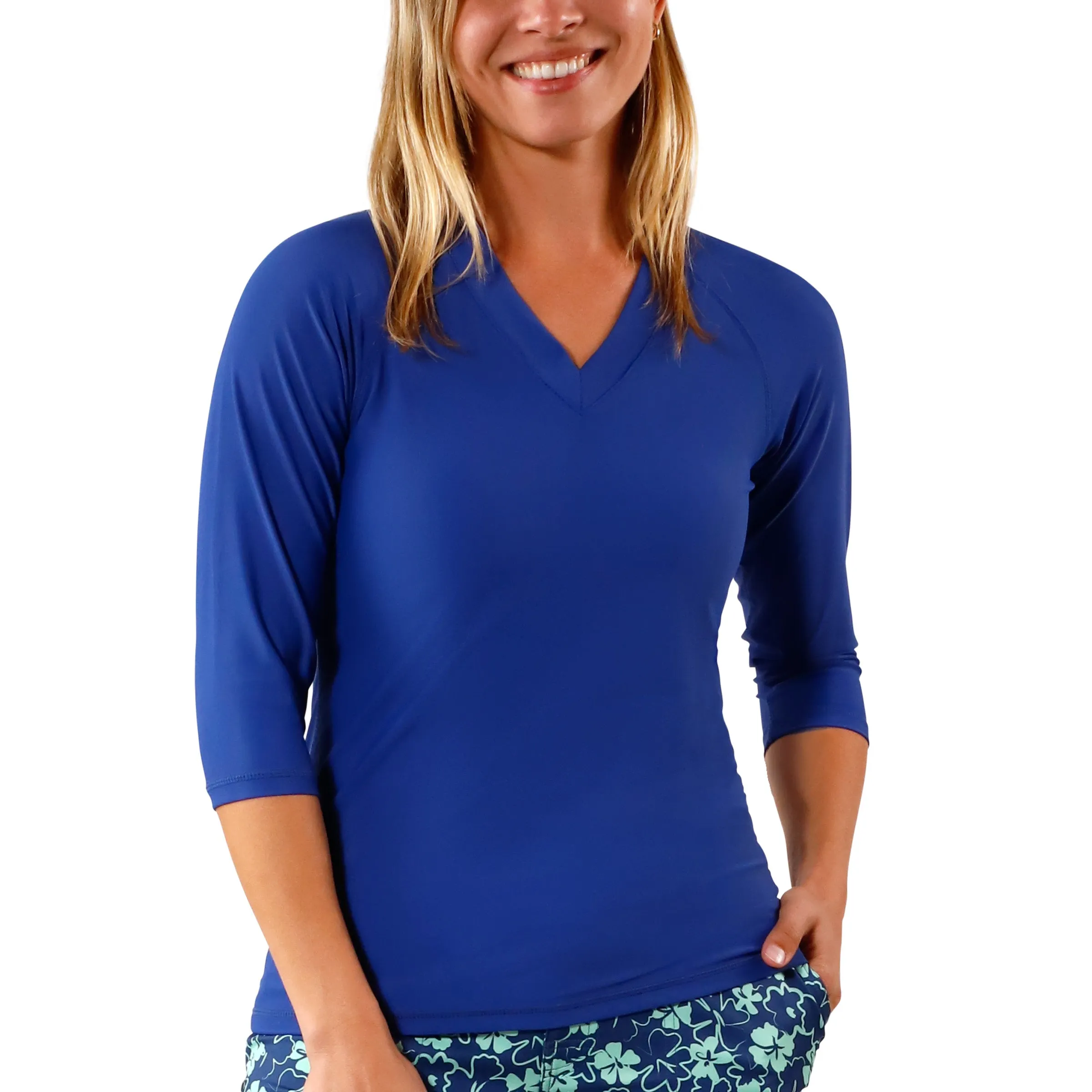 Women's V-Neck Sun & Swim Shirt