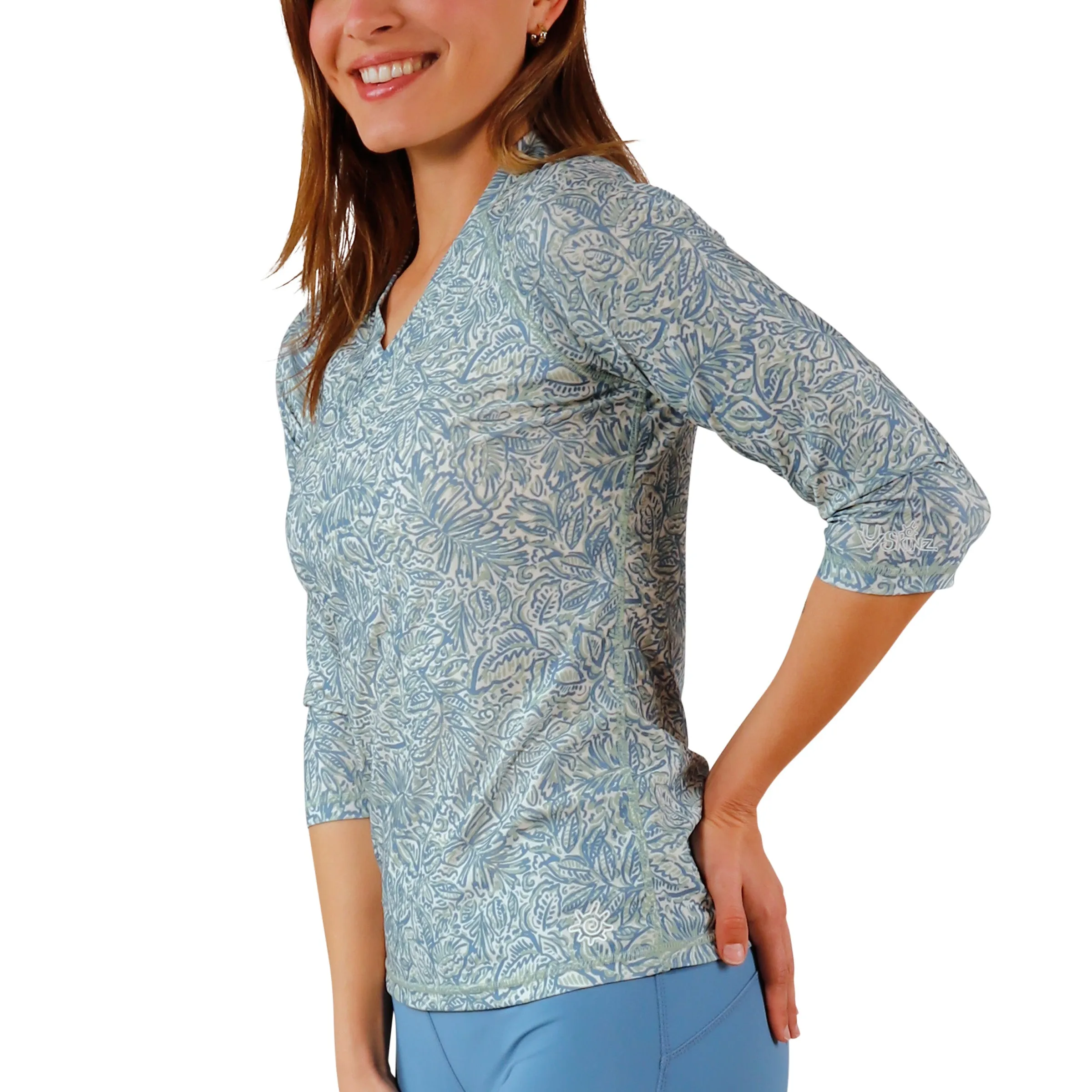 Women's V-Neck Sun & Swim Shirt