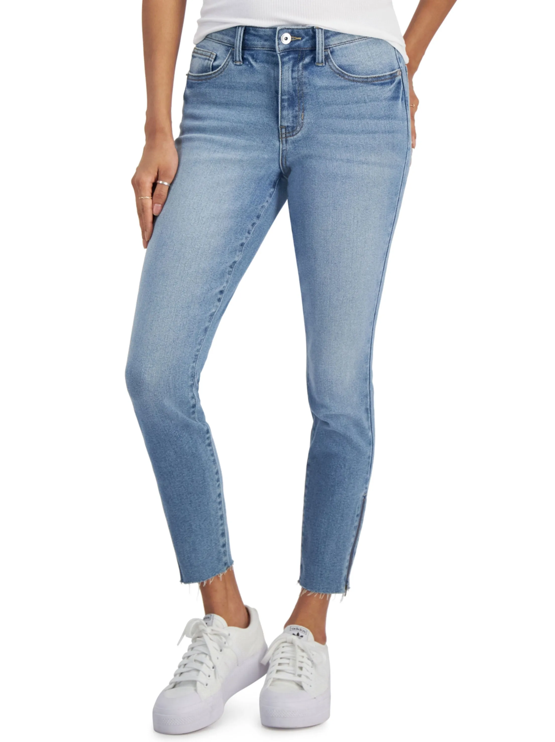 Women's Washed Jeans,Blue