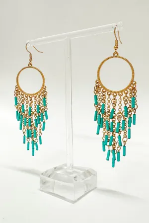 Zephyra Tassel Drop Earrings